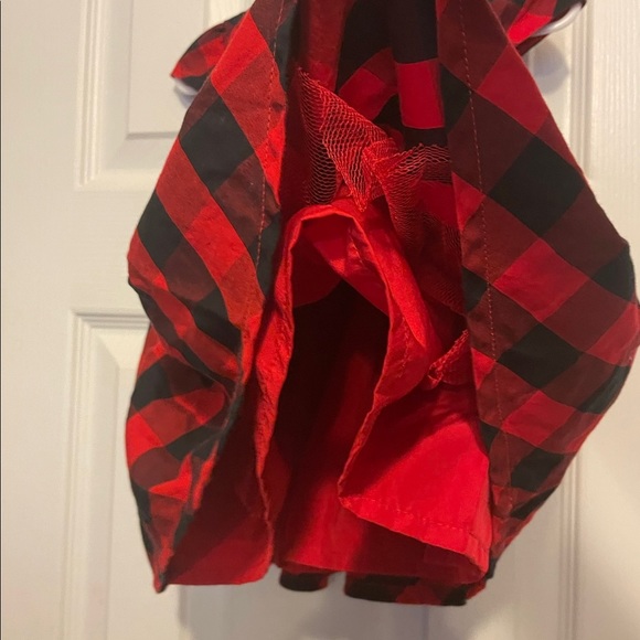 Just One You by Carter’s Buffalo Checked Red & Black Baby👶Girls👧Dress👗Sz 9M - Picture 4 of 5